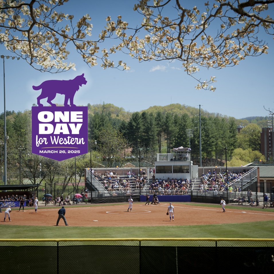 Calling Catamount Nation…! Let’s spread the word about #OneDayForWestern on March 26 and help #MakeOneDayPossible for Catamount students and student-athletes!

Join us, make a gift on March 26. Visit oneday.wcu.edu!

#OneDayforWCU