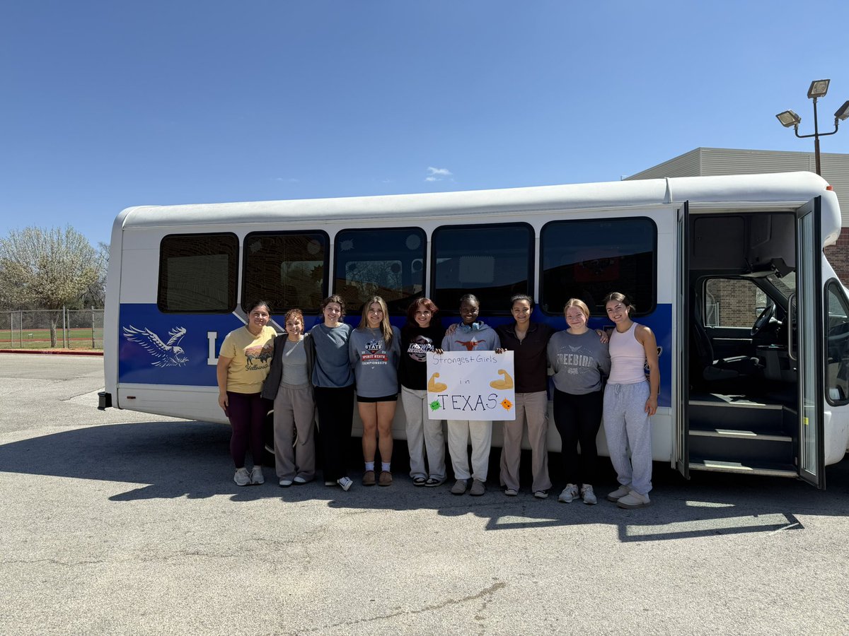 We’re off to the state powerlifting meet! #COMPETE <a href="/LindaleISDNews/">Lindale ISD</a> <a href="/LHSEagleEye/">Eagle Eye</a>