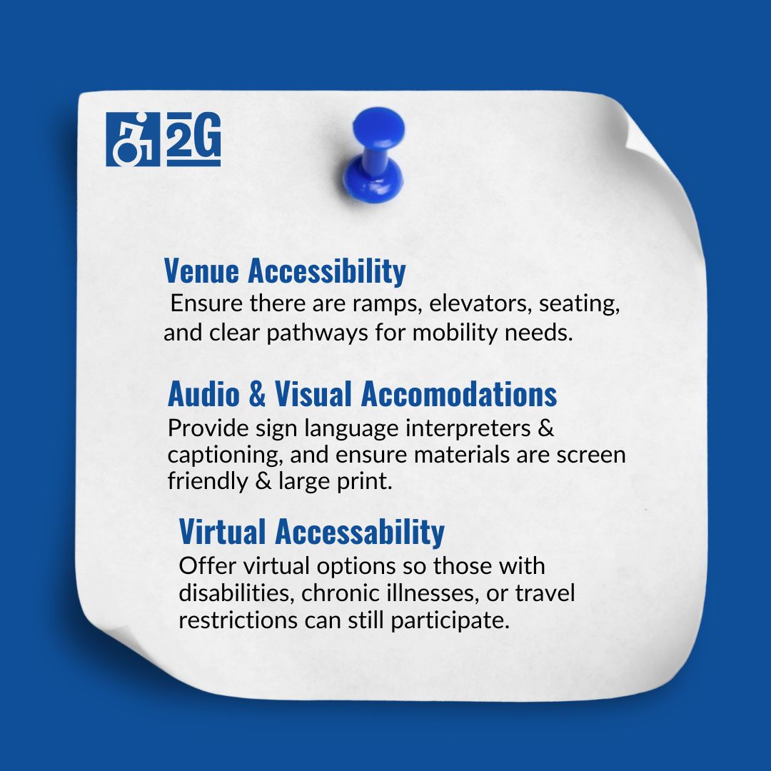 Industry events &amp; conferences must be accessible for ALL. ♿️

Inclusion isn’t optional—it's essential.  #AccessibilityMatters #InclusiveEvents