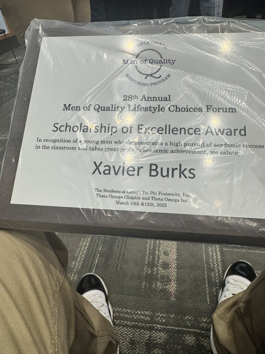 Men of quality award scholarship of excellence award
