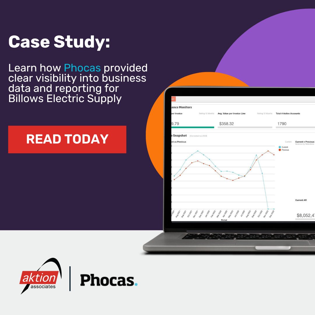 Business Intelligence Tools (BI) makes it easy to find hidden data that reveals the answers to key questions and identify new opportunities with customers.

At Aktion, we deliver solutions tailored to the distribution industry’s unique challenges.

Read this case study to learn