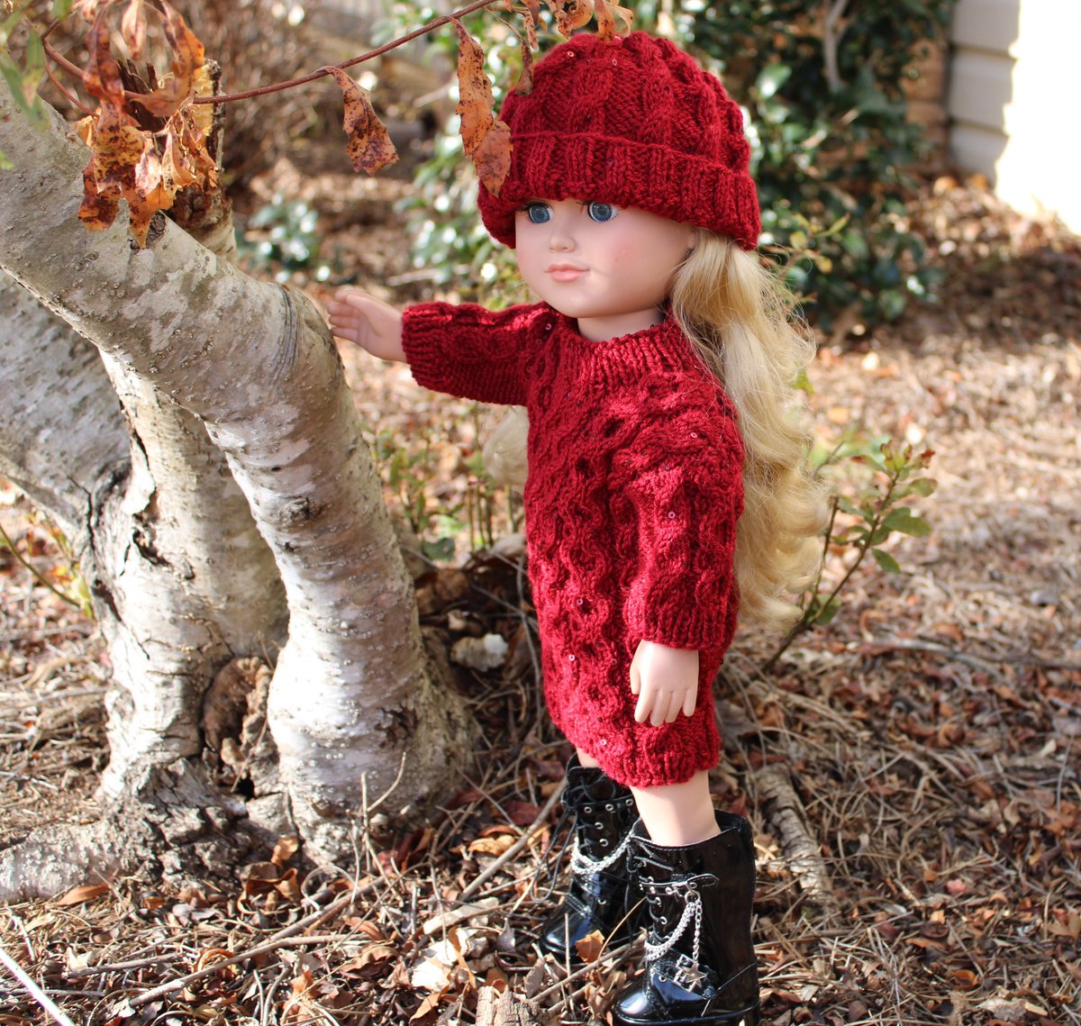 ShopWDolly's tweet image. Excited to share the latest addition to my #etsy shop: Ruby Knit Cable Dress and Hat Set - Doll Clothes for 18 Inch Dolls etsy.me/3FoVYPb #red #handknitdolldress #handknitdollhat #knitcabledress #knitcablehat #rubydress #18inchdolldress #americangirldoll