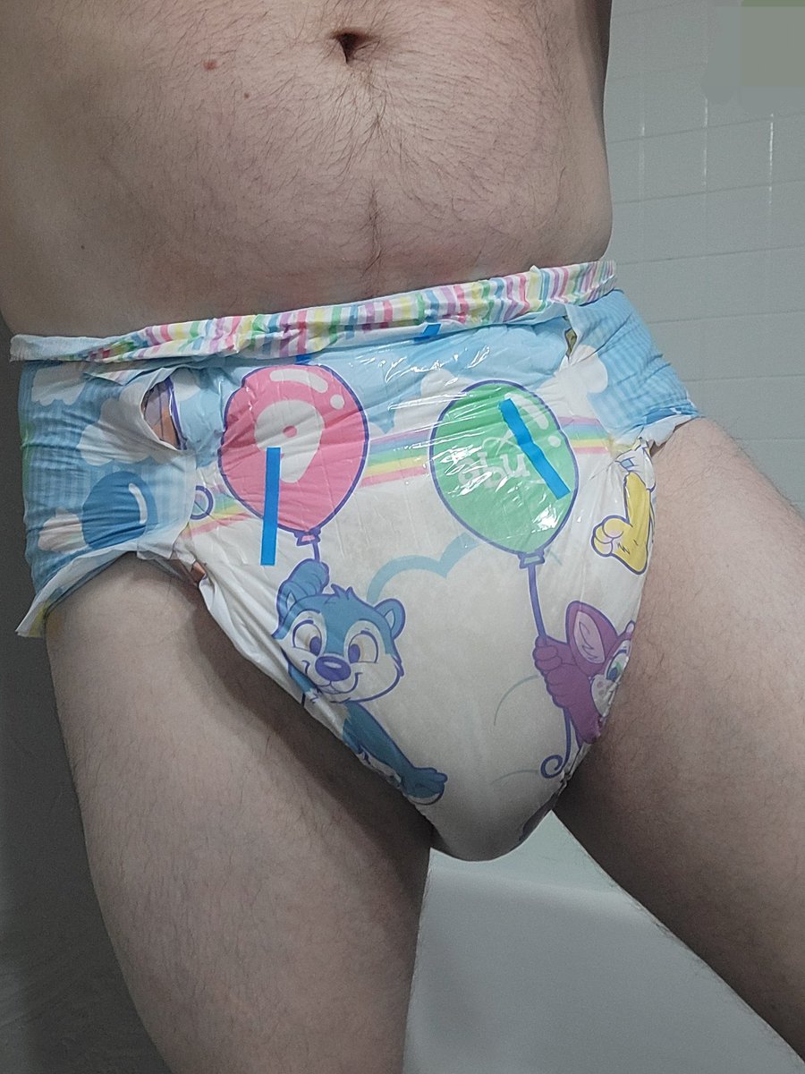 Since the start of the year, I've lost 10 lbs! I then lost another 5 when I took this diaper off &gt;///&lt;