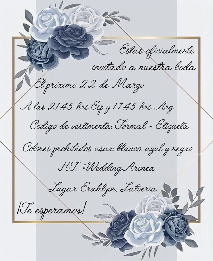 SlyAaronMalfoy_'s tweet image. Están todos cordialmente invitados.