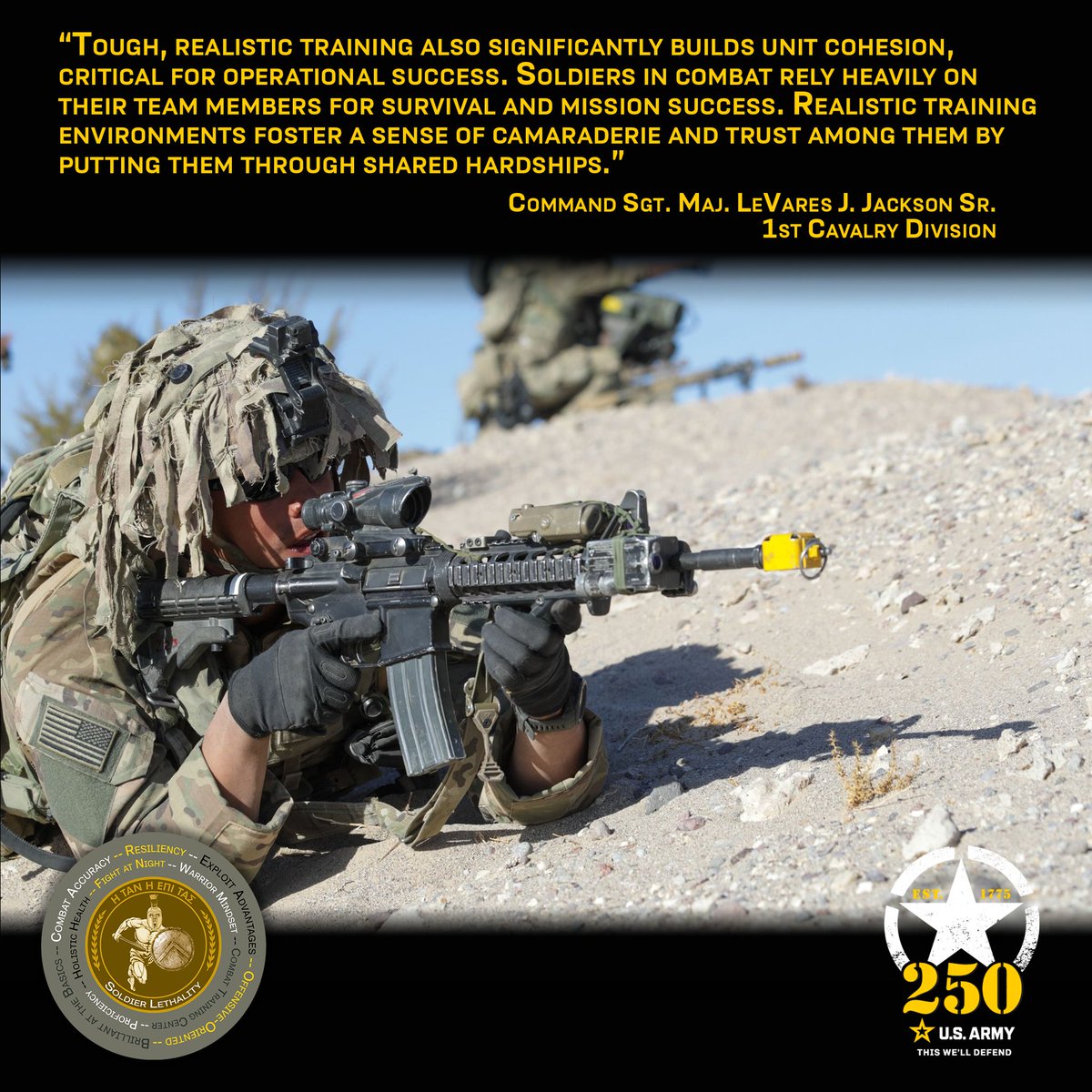 FORSCOM 🇺🇸 (@forscom) on Twitter photo #WarfightingWednesdays
#Army250 #SoliderLethality #AlwaysLethal #Soldiers <a href="/1stCavalryDiv/">1st Cavalry Division</a> <a href="/iiiarmoredcorps/">III Armored Corps</a> <a href="/CSM_TJHolland/">CSM Holland</a> <a href="/USArmy/">U.S. Army</a> #WarfightingWednesdays
#Army250 #SoliderLethality #AlwaysLethal #Soldiers <a href="/1stCavalryDiv/">1st Cavalry Division</a> <a href="/iiiarmoredcorps/">III Armored Corps</a> <a href="/CSM_TJHolland/">CSM Holland</a> <a href="/USArmy/">U.S. Army</a>