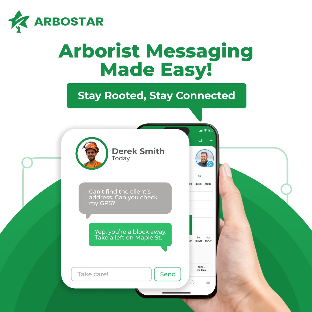 ArboStar Messenger. Built for Tree Crews!

Stay connected with your team in real time, whether in the office or on-site. Instant updates, quick messaging, and no missed info for your smooth communication!💬

#ArboStar #ArboStarCRM #CRM #Treecare #treecarebusiness #arborists