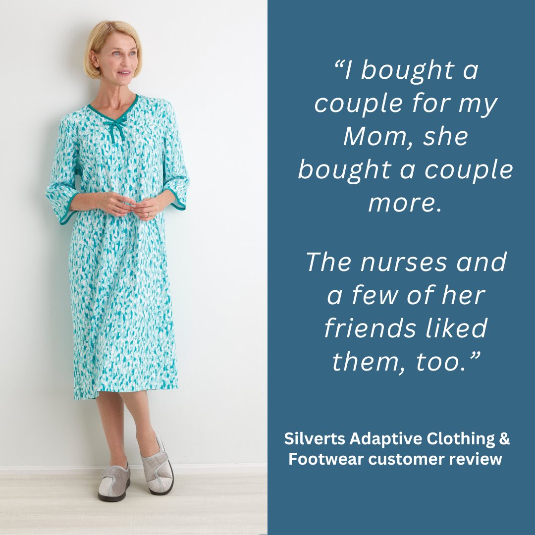 We love how our Women's No Peek Hospital &amp; Home Care Gown became a fashion trend at this long-term residence ☺️ 

bit.ly/4hxxu3s

#trending #aging #longtermcare #assistedliving #caregiver #caregiving #feedback #testimonial #agingparent # #fashion #adaptivefashion