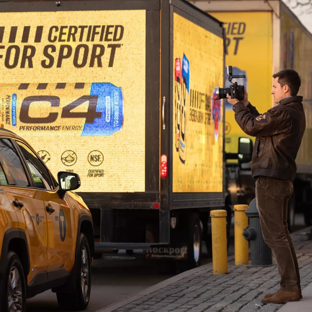 A lot of MOOH-VING parts went into launching this C4 Energy ad campaign.

Multiple formats of Moving-Out-Of-Home SWARMed Madison Square Garden for the Knicks vs. Warriors game. It was one of the coolest collaborations we've been a part of.