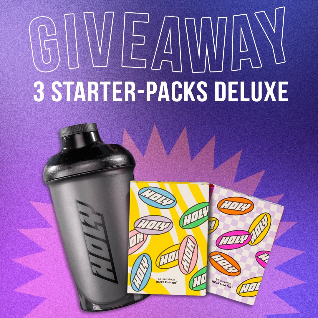 Killystia's tweet image. 🥭🍍 CONCOURS HOLY ENERGY 🍉🍋

Pour fêter notre nouveau partenaire avec Holy energy on vous fait remporter 3 starter set deluxe 🥳

Pour participer :
- Like et repost ce tweet 
- Follow @killystia et @holysquad_fr 

Tirage au sort des 3 gagnants le 28 mars !