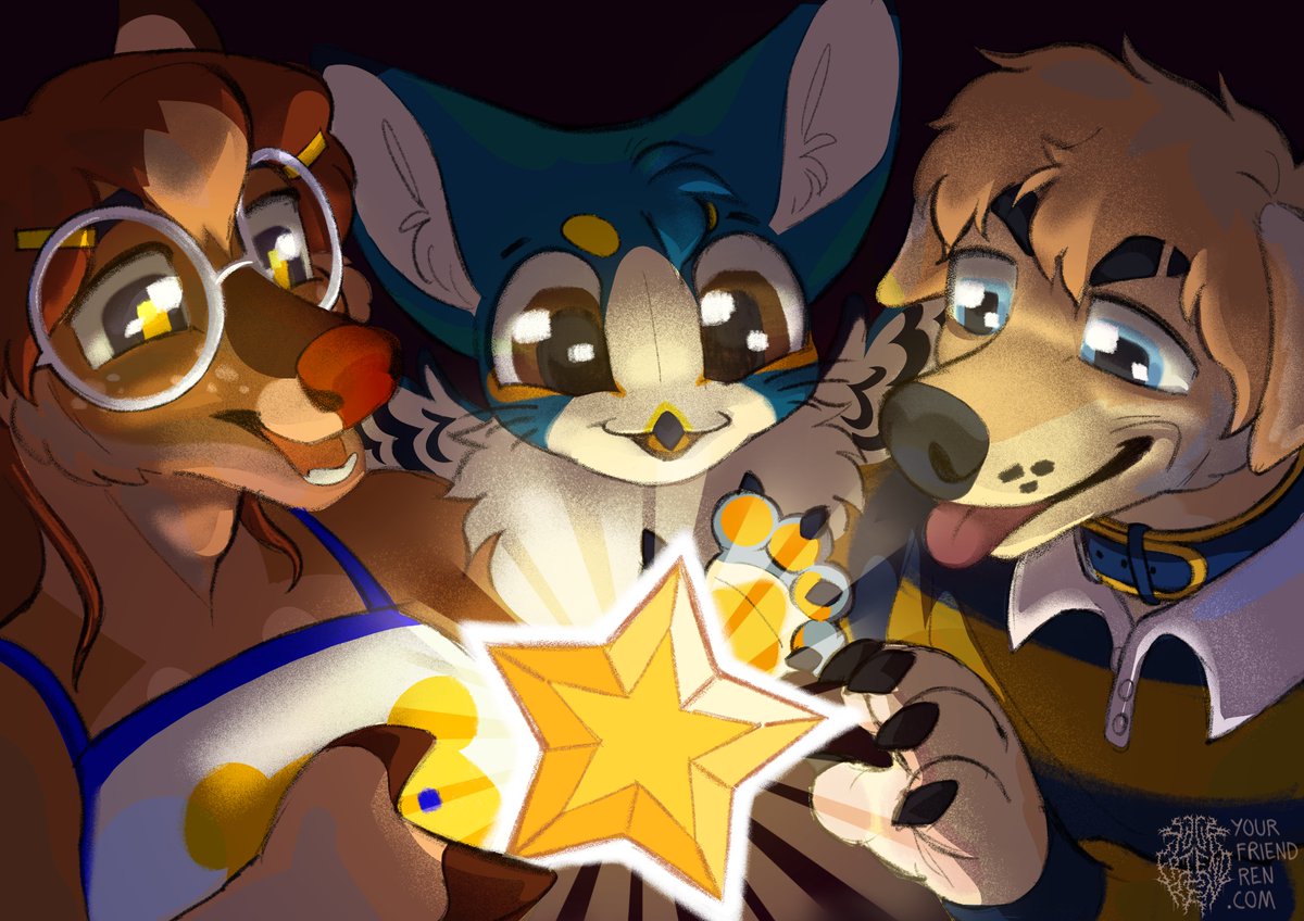 Support community for furries in academia and the Bay Area during the BIG GIVE, a fundraising BLITZ for Berkeley student organizations!

Starting 9 PM PST, donors are eligible for furry art &amp; other rewards from 20+ student artists— beginning at JUST $10! 💸

💙💛 Link in reply —&gt;