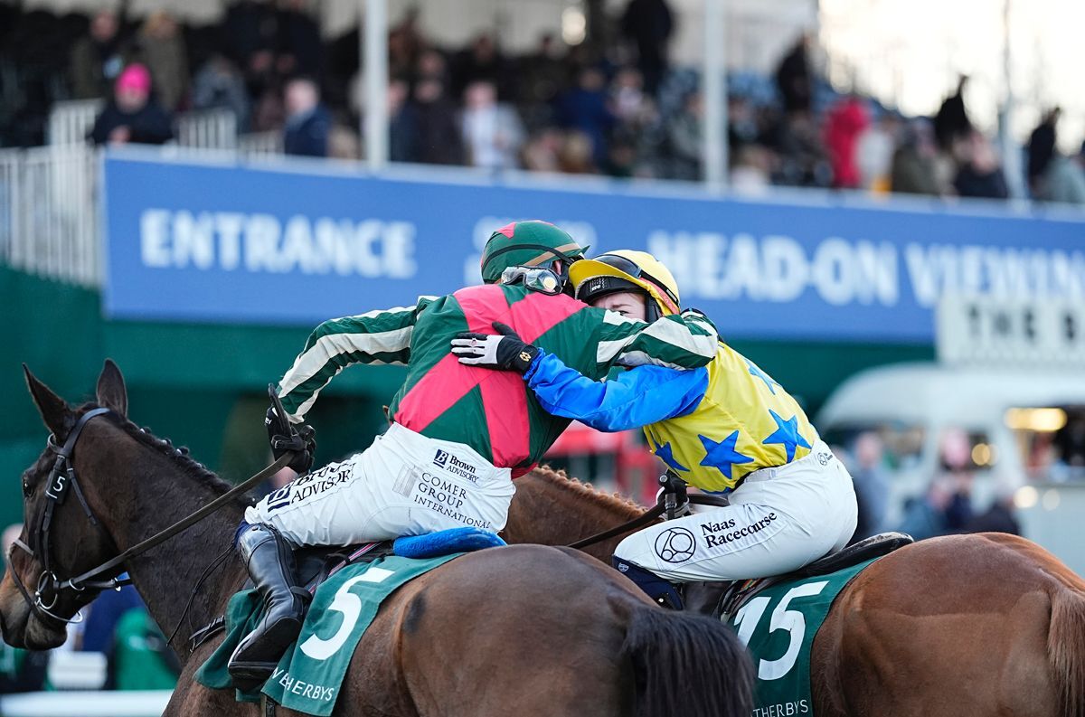The Jockey Club (@thejockeyclub) on Twitter photo When you ride your first Cheltenham Festival winner ๐ฅฐ
Jody Townend with her brother Paul after guiding Bambino Fever to victory in the <a href="/weatherbysltd/">Weatherbys Limited</a> Champion Bumper โค๏ธ When you ride your first Cheltenham Festival winner ๐ฅฐ
Jody Townend with her brother Paul after guiding Bambino Fever to victory in the <a href="/weatherbysltd/">Weatherbys Limited</a> Champion Bumper โค๏ธ