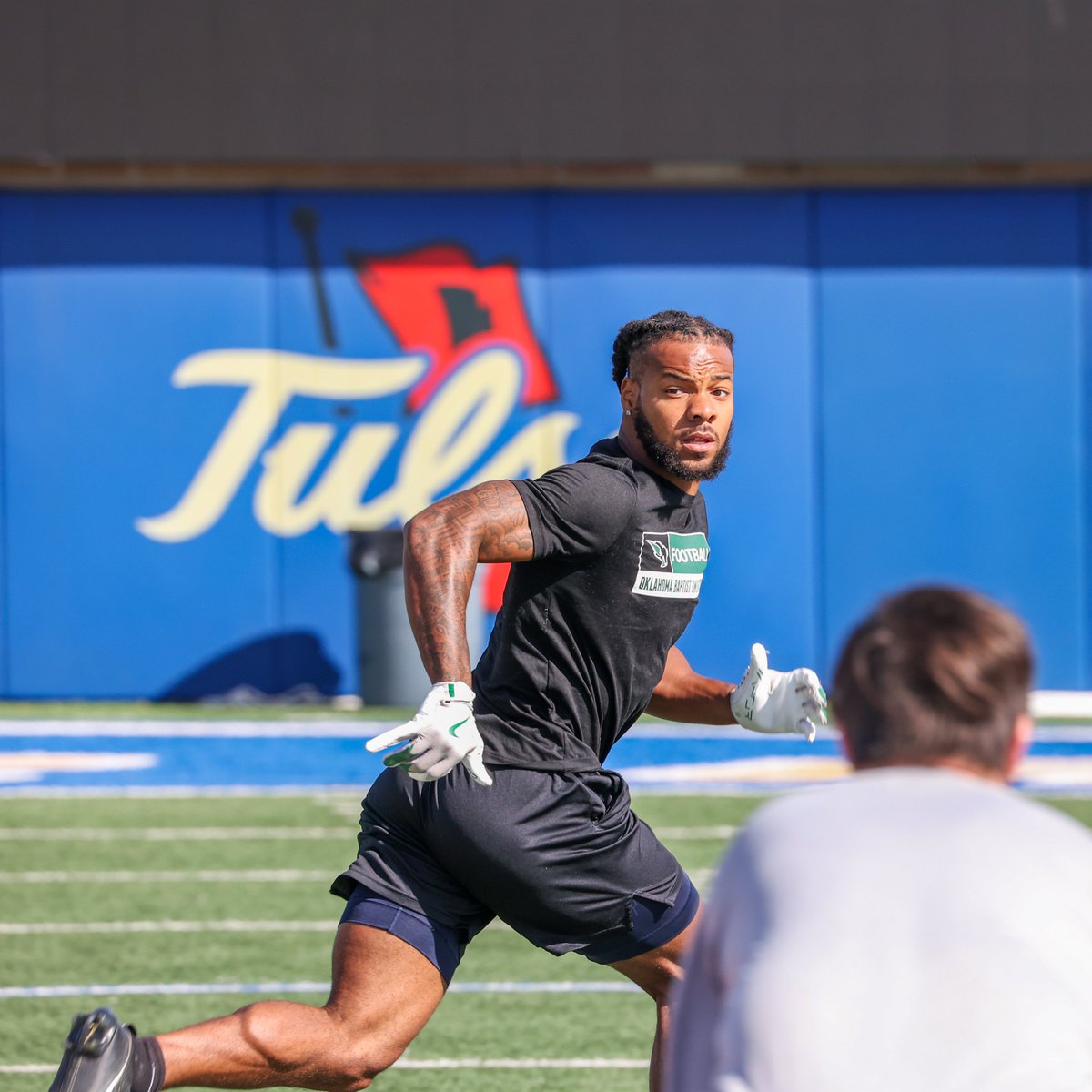 OBU Football (@obu_football) on Twitter photo Our guys <a href="/dmelt2_/">Darius Melton</a> & <a href="/mikemars0/">Michael Marshall</a> got after it today at the University of Tulsa Pro Day! #OnToVictory Our guys <a href="/dmelt2_/">Darius Melton</a> & <a href="/mikemars0/">Michael Marshall</a> got after it today at the University of Tulsa Pro Day! #OnToVictory