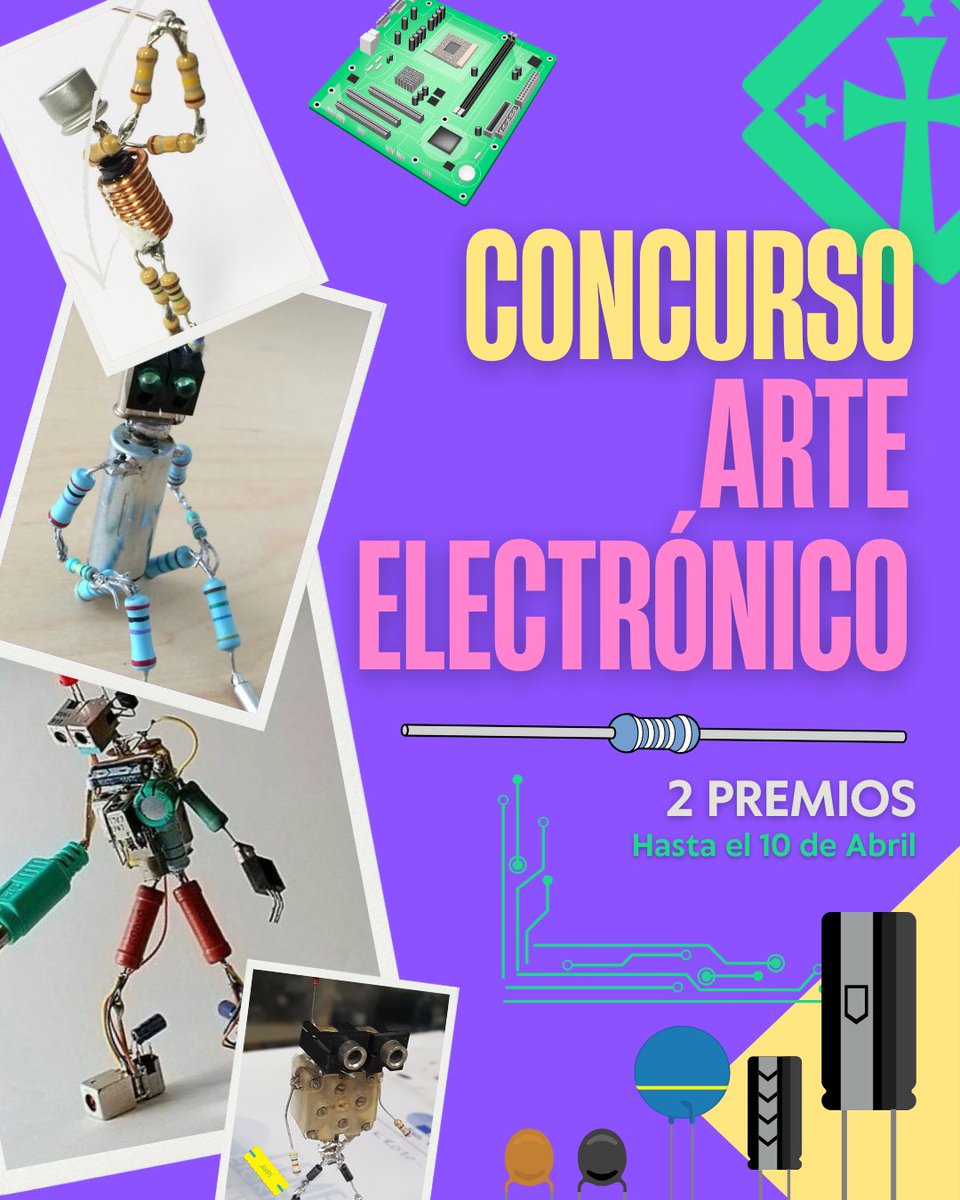 ¡Transforma la chatarra en arte! ¿Te atreves a crear una escultura con residuos electrónicos? Forma tu equipo, reúne materiales y demuestra tu creatividad.
#somoselcarmen #SinAmorTodoEsNada 
#ReciclArte #CienciaEnAcción #SemanaDeLaCiencia