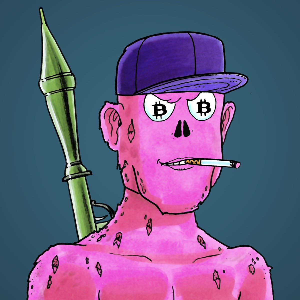 How cool is that? After a long, exhausting, but enjoyable day at work, I open my messages and read that I've won this cool <a href="/JungleFreaksNFT/">JUNGLE FREAKS</a>  zombie with #BTC eyes. Many thanks to <a href="/Babar_NFTs/">BaBar 🐘💎</a> and <a href="/DadBodz_NFT/">POH</a> for this amazing surprise. The JungleFreaks #NFTCommunity  is one of the