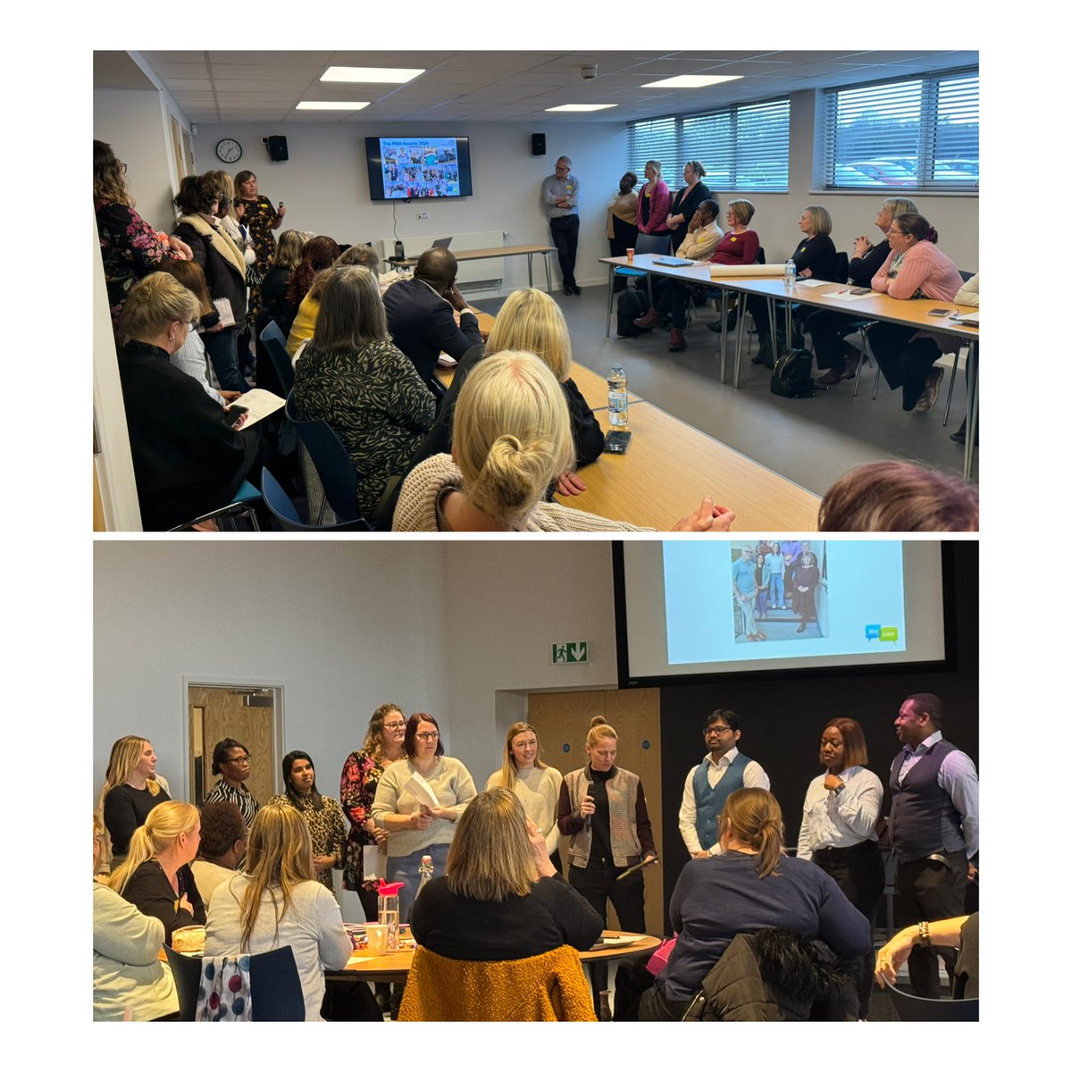 What a fabulous day to be in healthcare. Thank you to all for organising and inspiring us here <a href="/EKHUFT/">East Kent Hospitals</a> Nursing, midwifery and AHPs together ✨ <a href="/SarahHa88622902/">Sarah Hayes</a> <a href="/zenkim74/">Kim</a> <a href="/setch29_h/">Ian Setchfield RN</a> <a href="/YanniJulie/">Julie Yanni</a> <a href="/goliver74/">Gemma Oliver</a> <a href="/CudjoeMC/">Michelle Cudjoe</a> <a href="/MadwifeKaye/">Kaye Wilson 💙</a> <a href="/NHSsoutheast/">NHS South East</a> <a href="/NHSE_WTE/">NHS England Workforce, Training and Education</a> <a href="/CatrionaWhite4/">Catriona (Katy) White</a>