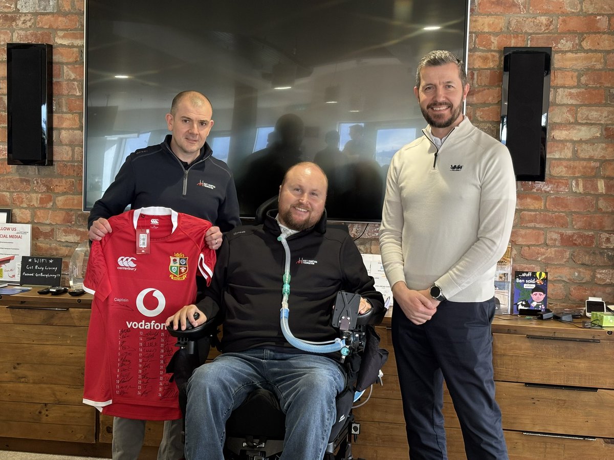 Thrilled to be an official charity partner of the British &amp; Irish Lions for their tour to Australia!

It’s an honor to welcome their Executive Team to the Get Busy Living Centre for their meeting, kit fitting, and content capture. A great opportunity to connect, share our work,