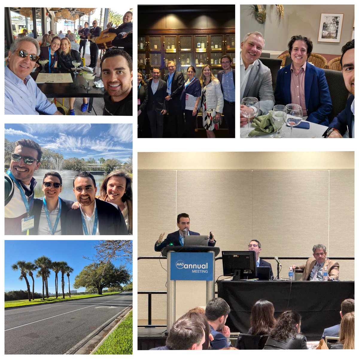 ➡️Back to clinic after another inspiring and fruitful American Academy of Dermatology meeting in Orlando.

➡️ fantastic to lecture and discuss on the future of inflammatory skin diseases. One of the best thing I always find is the generosity and open mind of experts