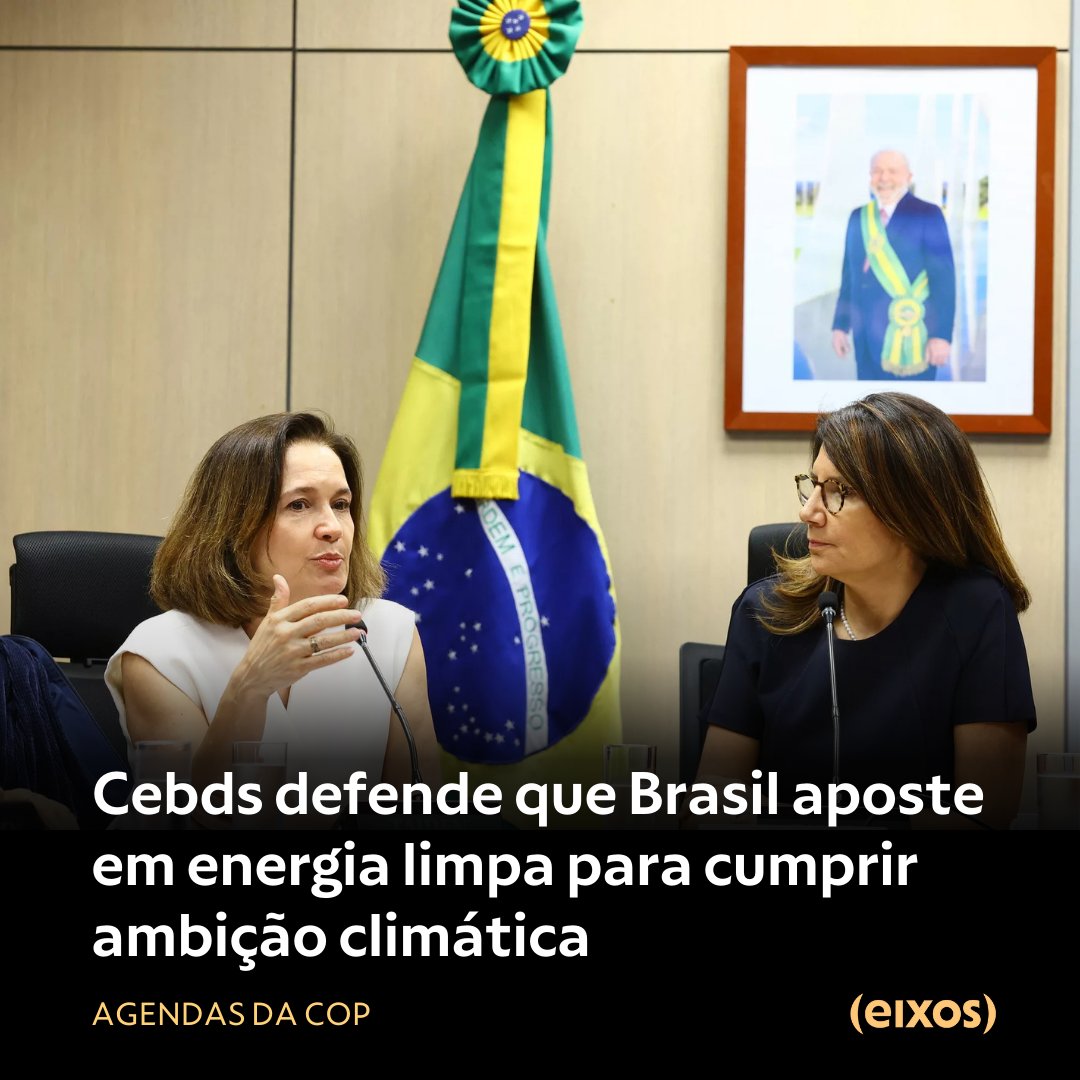 agenciaeixos's tweet image. 🍃 Cebds defende que Brasil aposte em energia limpa para cumprir ambição climática

➡  Leia mais: eixos.com.br/transicao-ener…

#COP30 #TransicaoEnergetica #Biocombustiveis #CombustiveisFosseis #CEBDS #NDC #EnnergiaRenovavel #FozDoAmazonas #GovernoLula #HidrogenioVerde #Mover…