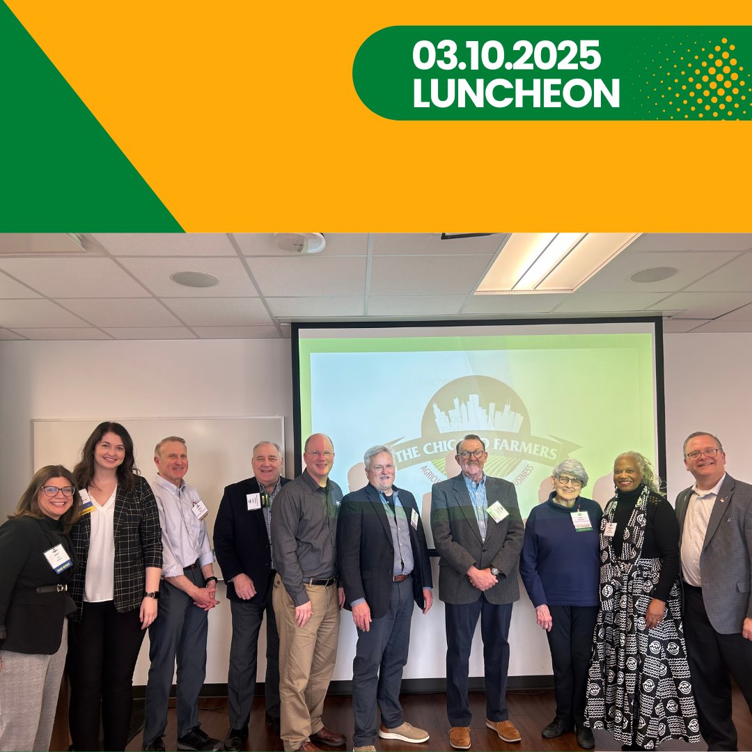 This week, our luncheon focused on ag tech and food tech investing, and the strategic support of new businesses advancing the agriculture industry. See highlights and learn about our next topic: linkedin.com/feed/update/ur…
#TheChicagoFarmers