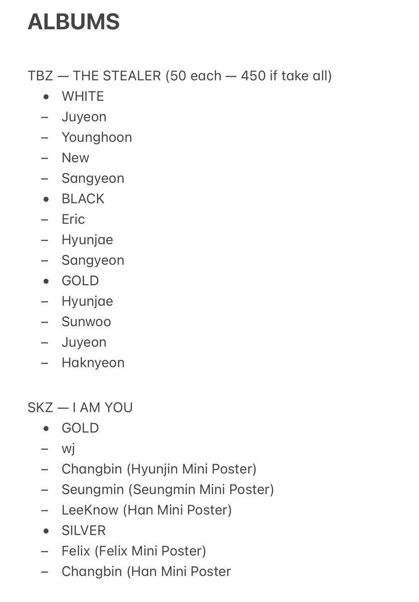 kmesells's tweet photo. wts lfb

STRAY KIDS I AM WHO UNSEALED ALBUM
300 ea (w/ Mini Poster)

THE BOYZ THE STEALER UNSEALED ALBUM
50ea / 450 all 11 albums

PAYO or 3 days reservation w/ 100 per item nrdp
MOP: gcash / maya / bpi
Loc: Calamba | SF via J&amp;T. https://t.co/5xqGRZ4SPq