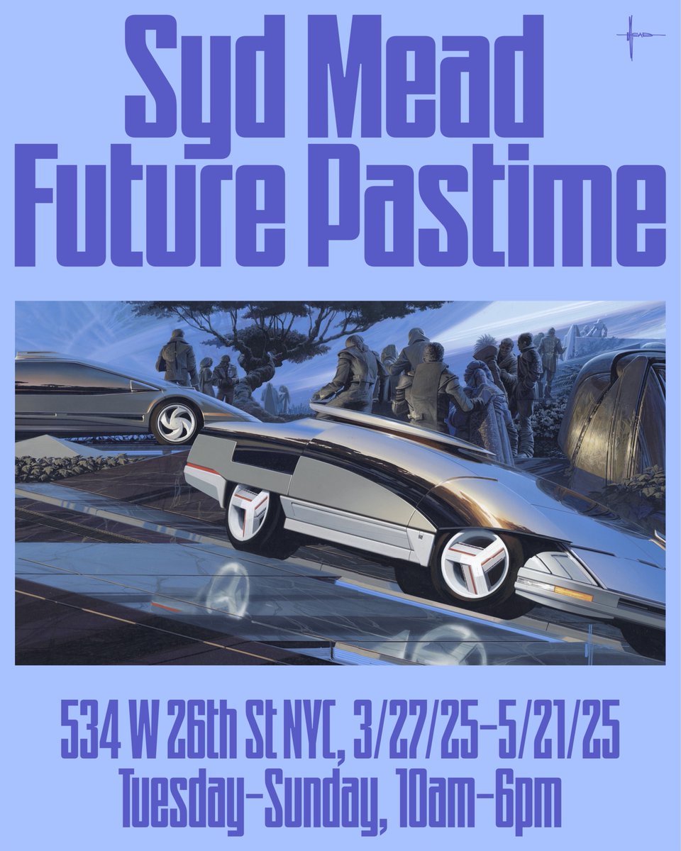 We are pleased to announce Future Pastime, a landmark exhibition in New York City curated by William Corman &amp; Elon Solo, showcasing 40 years of Syd Mead’s visionary paintings. 

Please join us for the opening on Thursday, March 27th from 6PM to 8PM.  

Future Pastime explores the