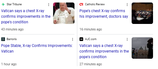 TinyArcade's tweet photo. Isn't the @Pontifex a Jesus conduit? Wasn't Jesus the son of god? Does he need worldly modern science? Couldn't he just know about his current condition? Through Jesus? https://t.co/l3vK4Xm63H