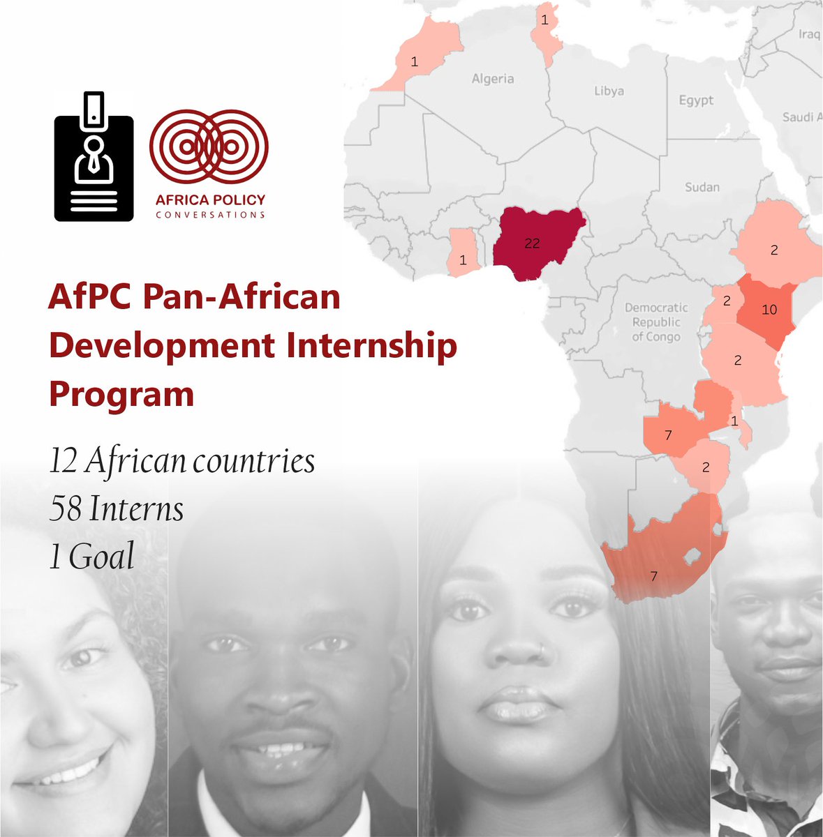 LetsTalkPolicy_'s tweet image. Exciting times ahead! 

This week, we’re kicking off the onboarding and orientation for our Pan-African Development Internship Program with talented interns from 12 African countries. Here’s to new beginnings, collaboration, and making an impact across the continent! 

#AfPC
