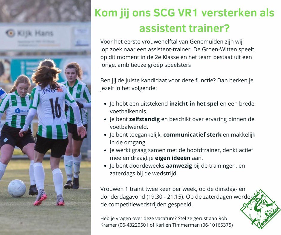 SC GENEMUIDEN VR1 tweet media