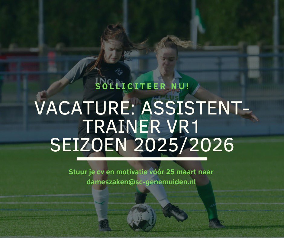 SC GENEMUIDEN VR1 tweet media