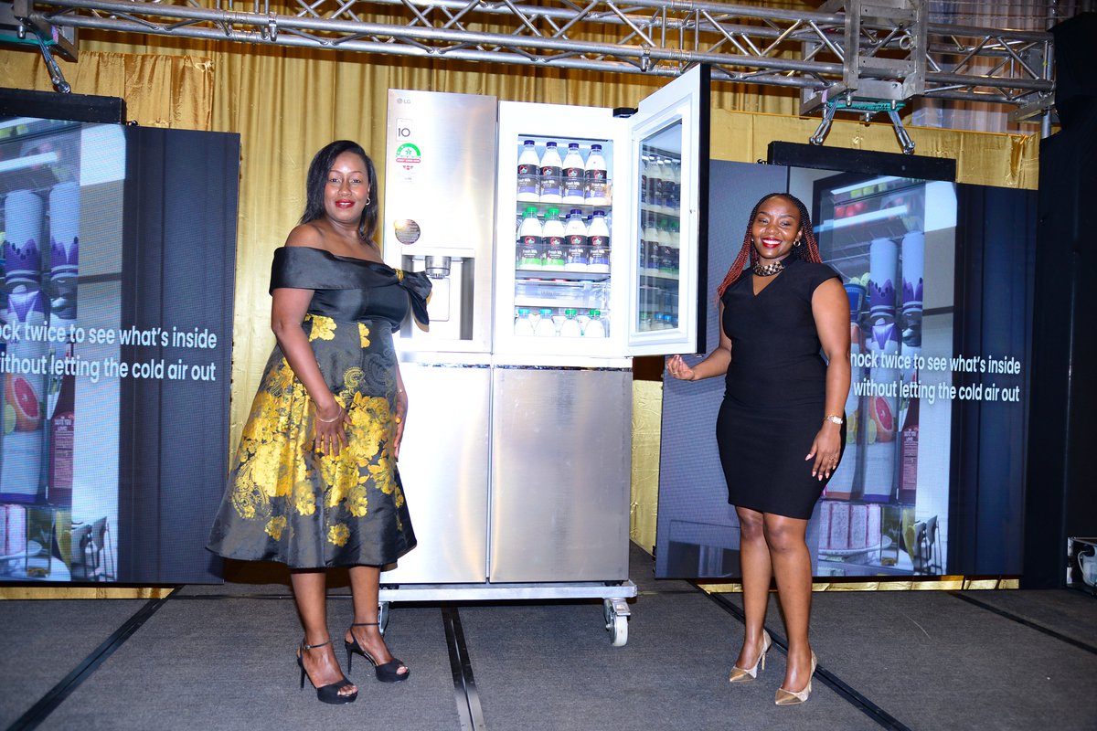 Say hello to the new LG Mirror InstaView Fridge—where elegance meets cutting-edge technology! Launched yesterday in collaboration @biofoodproducts , bringing you freshness and reflection at a glance #LGEastAfrica #LifesGood #LGMirrorInstaview #BioYogurt