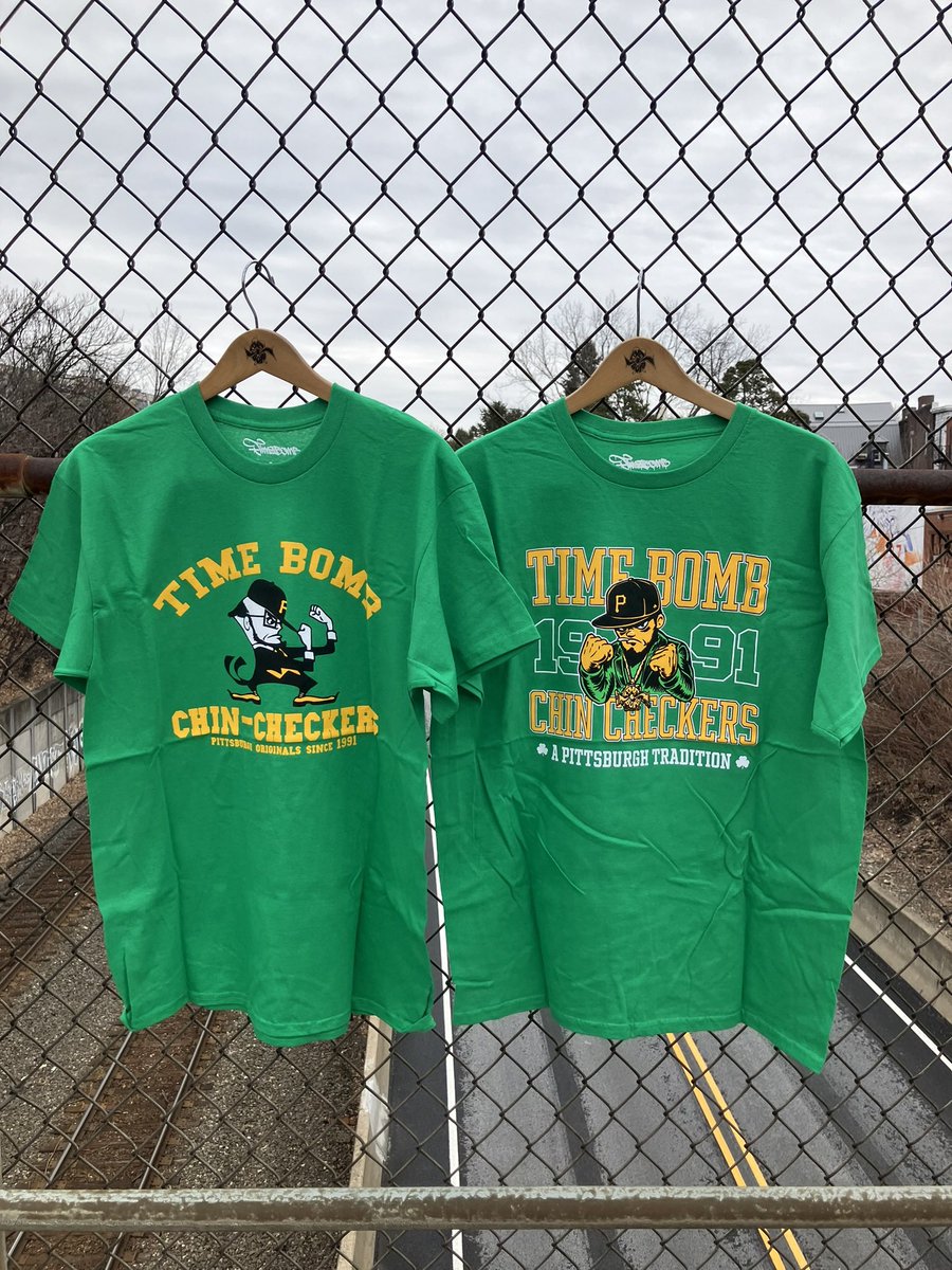 Order Now at Timebombshop.com Sizes From Small to 2XL Available Now . Shipping Now and Local Pick up is available in the Pittsburgh area .