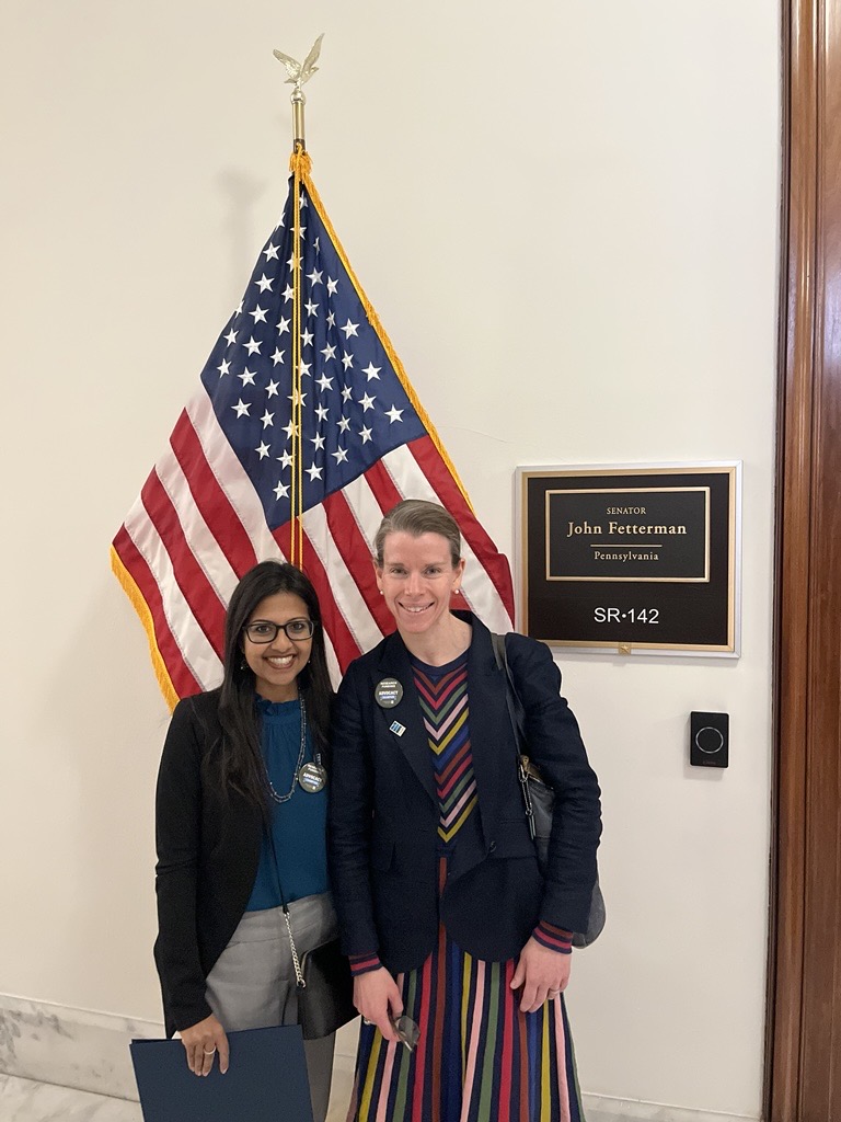 Drs. Leena Nahata and Shana McCormack met with <a href="/JohnFetterman/">John Fetterman</a> office to highlight the importance of the Special Diabetes Program and <a href="/NIH/">NIH</a> Funding. Want to join our advocacy efforts? Make your voice heard: bit.ly/4kLTJFC #HillDay #FundNIH #FundHealth