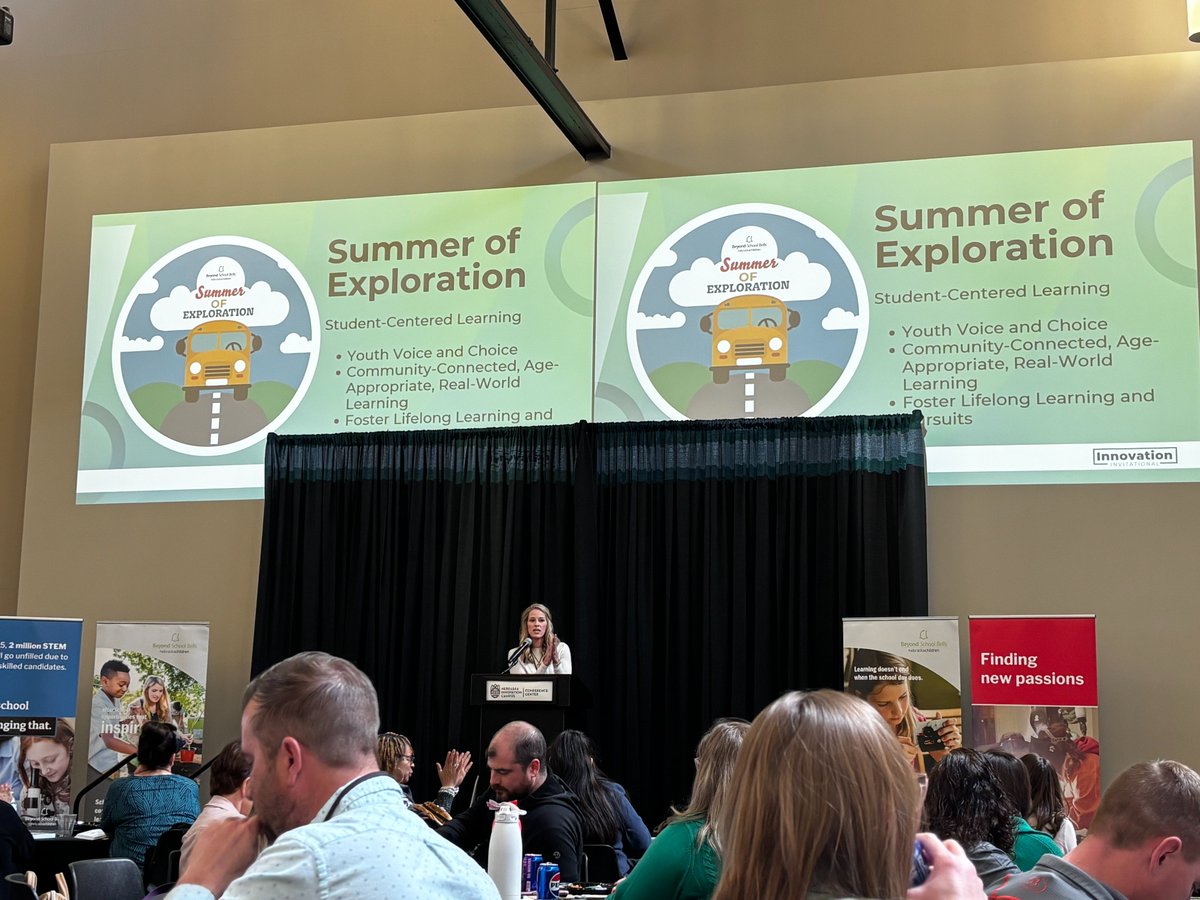 NDEFamComEngage's tweet image. An amazing day at @BellsBeyond Innovation Invitational! Programming ideas, behavior management, and more topics in the breakouts throughout the day. The @NDE_21stCCLC and Family &amp;amp; Community Engagement Teams are lucky to have such great partners! #afterschool