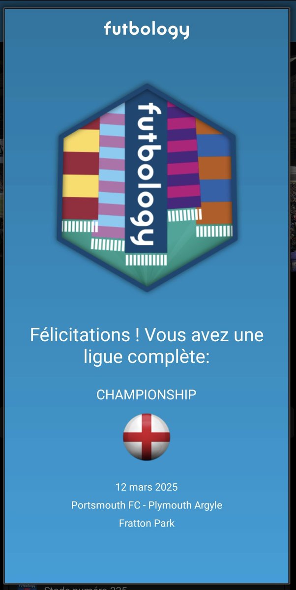 Shakapero's tweet image. 92/92 ✅️

Dix ans après avoir découvert le championnat anglais à Goodison Park, on boucle ce tour des stades des 4 premières divisions anglaises dans cette pépite qu'est Fratton Park, en away avec mon club, Plymouth.

Vive le foot 🏴󠁧󠁢󠁥󠁮󠁧󠁿, au stade !

#DoingThe92 #DoneThe92 #The92