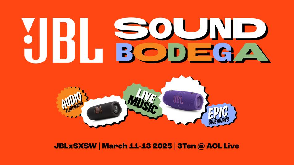 . @jblaudio takes over 3TEN at ACL Live with an immersive, Austin-inspired corner store experience featuring live music, artist interviews, and more. Visit the JBL Sound Bodega on 3/12 and 3/13 from 1-7pm for this unique sound experience. schedule.sxsw.com/2025/brands/79…