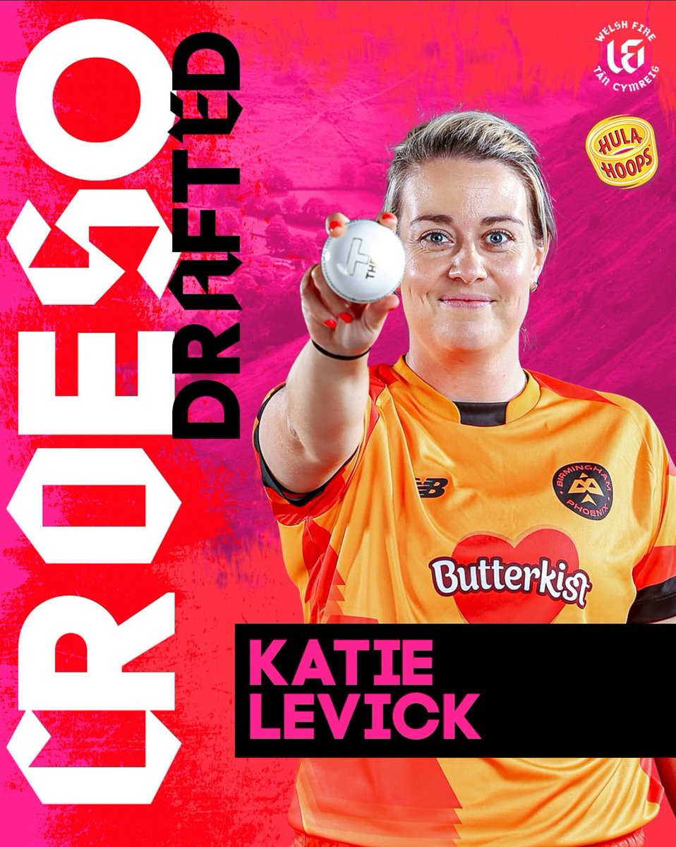 Absolutely buzzing to be a part of <a href="/thehundred/">The Hundred</a> again. Couldn’t be more excited to be picked up by Welsh Fire &amp; have the opportunity to represent a country, roll on the summer! ❤️‍🔥🏴󠁧󠁢󠁷󠁬󠁳󠁿 #TheHundredDraft