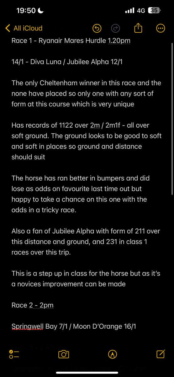 JMHorses121's tweet photo. Tomorrow pick for me (cba doing write ups) https://t.co/aO4N1AQi4q