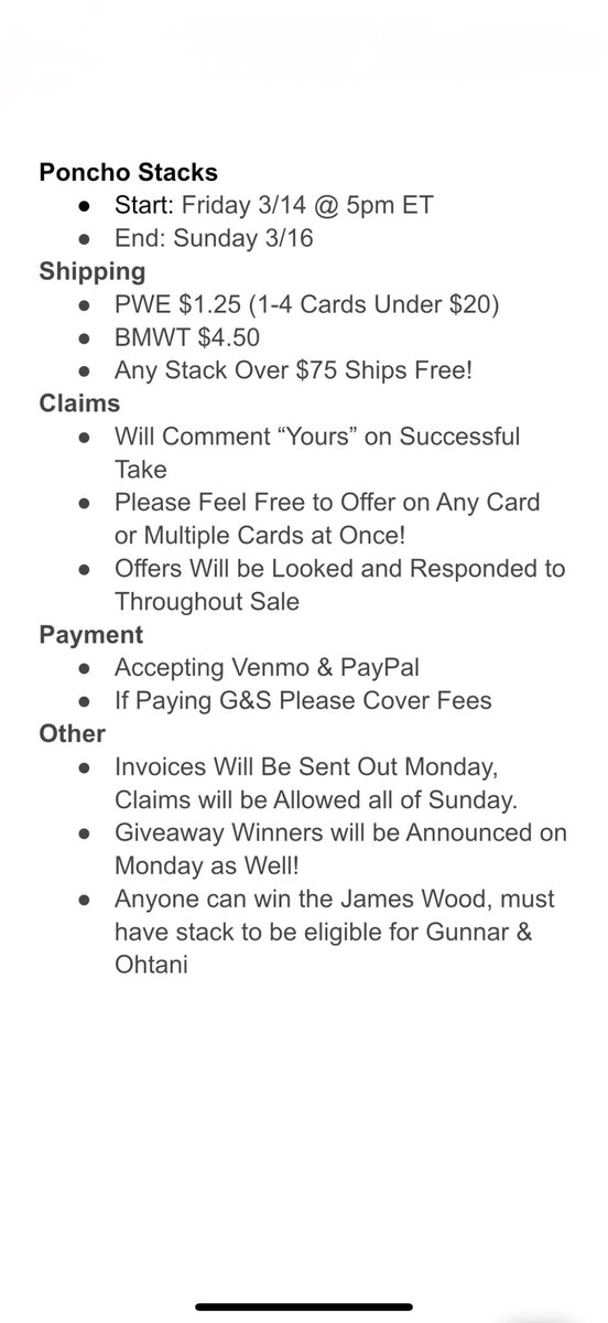 PonchoCards's tweet image. Poncho Stacks Give Away! 

Giving away the three cards in the 1st picture for my upcoming stack sale!

To Enter:
1. Follow
2. Retweet this post 

(To win Gunnar &amp;amp; Ohtani must have stack at end of sale) 

Winners will be announced Monday after conclusion of sale!