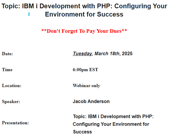Join us!

March 18th, 6pm

Please join my meeting from your computer, tablet or smartphone.
meet.goto.com/943567853
You can also dial in using your phone.
Access Code: 943-567-853