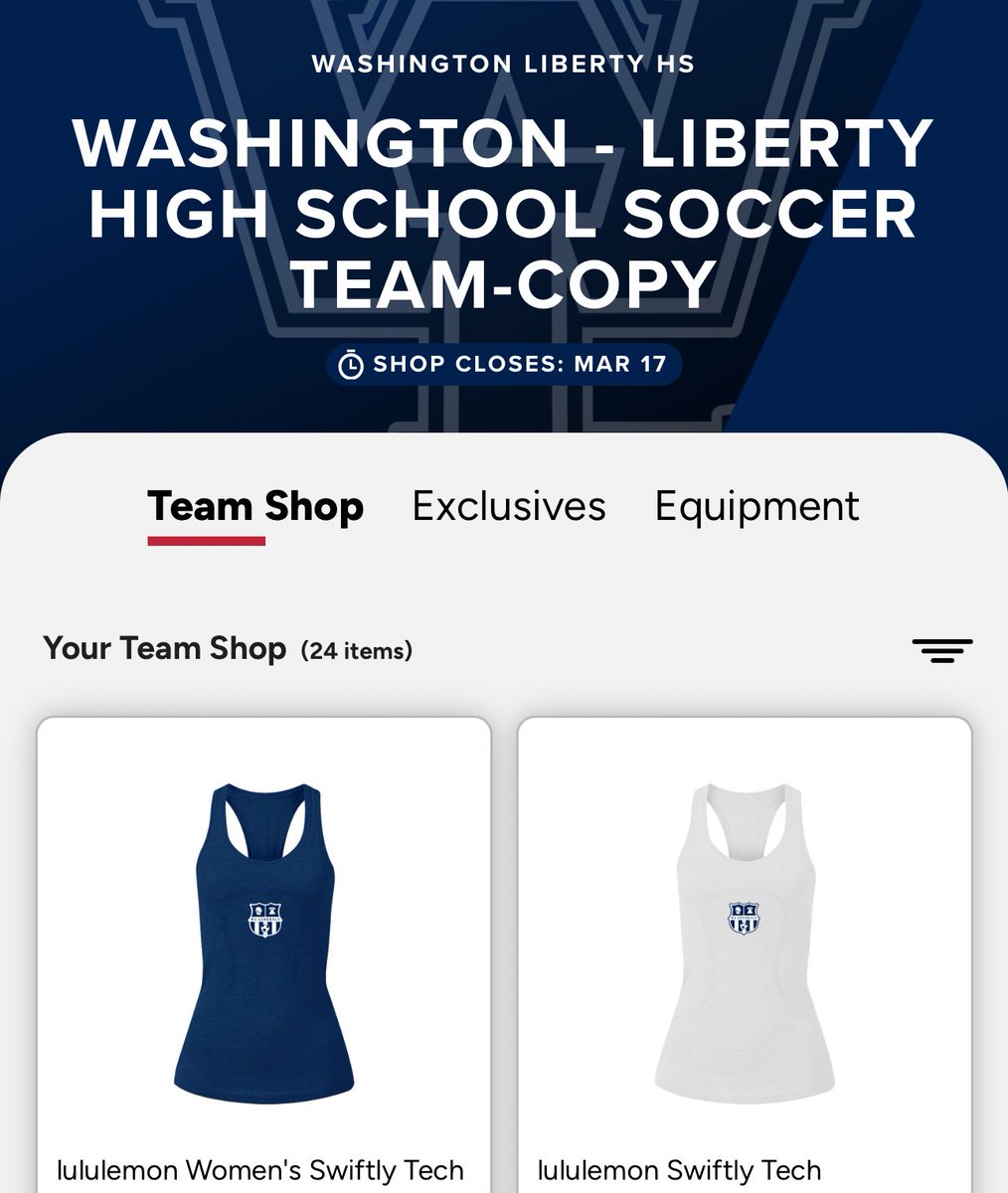 Our team store is now live! Get your gear to support our team this season via the link in our bio! Go Generals!!
(All items will be sent directly to YOU! No need to worry about where it is going)