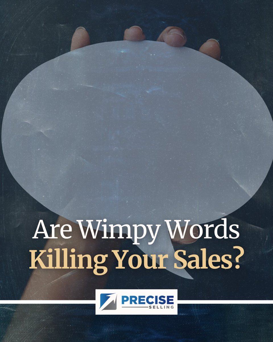 Do you ever catch yourself saying “maybe,” “kind of,” or “sort of” during a sales conversation? Those words don’t soften the message—they kill it. 

Strong salespeople speak with clarity and conviction. 

#SalesTraining #SalesLeadership #Communication