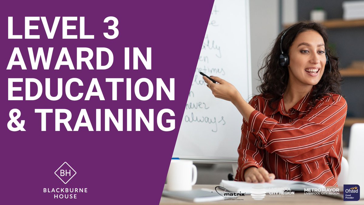 Our Level 3 Award in Education and Training qualifies you to train adult learners. We're offering an accelerated course, so you can start helping learners achieve their goals sooner than you think! 

Enquire today 👉 ow.ly/qpWL50UsIUU