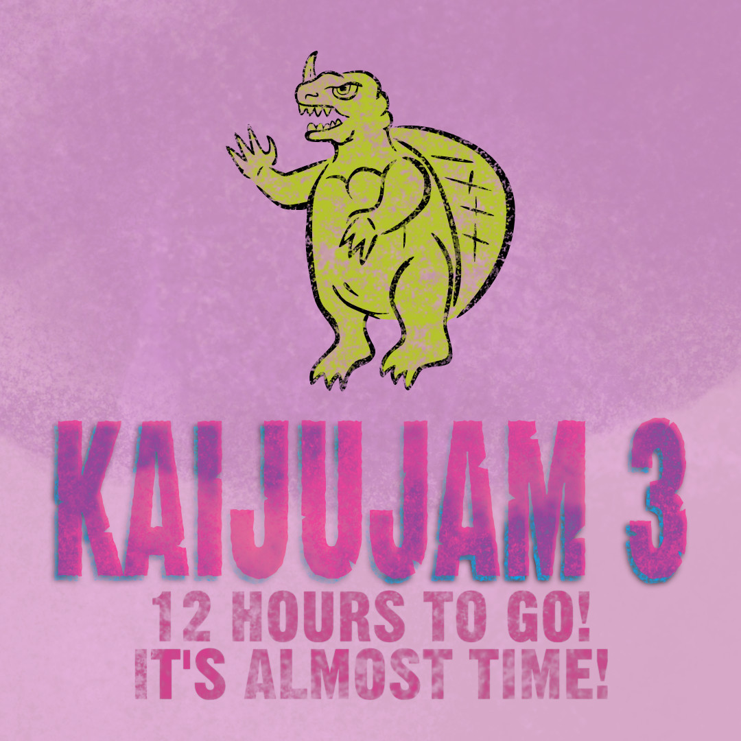mech_jam's tweet image. 12 hours to go! Join #Kaijujam on @itch.io ready for some monstrous fun: itch.io/jam/kaijujam3
-
#kaiju #godzilla #gamera #monsters #gamedev #indiedev #gamejam #gamejams #jams