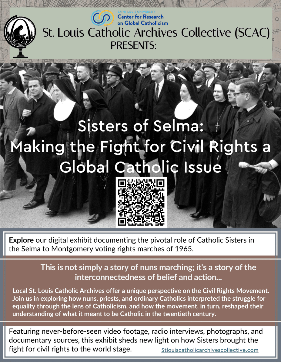 The CRGC is excited to announce the publication of the latest digital exhibit produced by our Saint Louis Catholic Archives Collective initiative. Check it out here: loom.ly/x0MfXOw