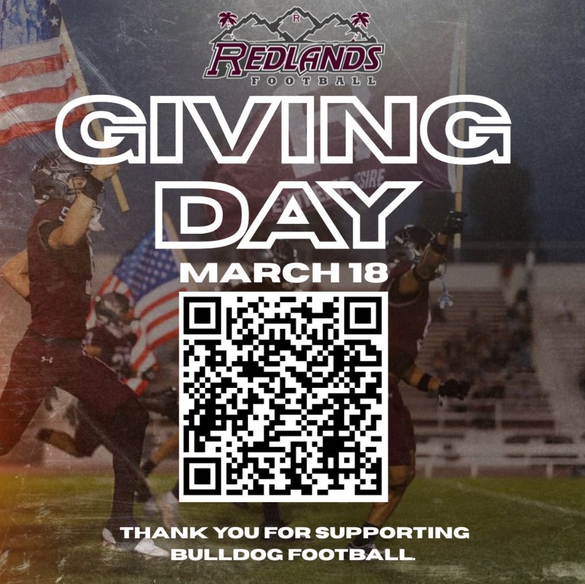 Giving Day is coming - March 18th!  

Give to Bulldog Football: givecampus.com/campaigns/5767…