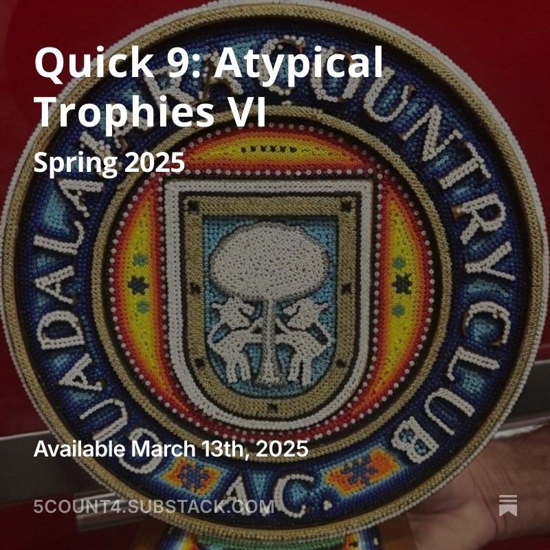 College Golf Book (@cgolfbook) on Twitter photo After a bit of a hiatus to work on the date side of things, we're back in a big way with a record-filled Atypical Trophies post!
Available tomorrow <a href="/5Count4/">5 Count 4 Golf</a> After a bit of a hiatus to work on the date side of things, we're back in a big way with a record-filled Atypical Trophies post!
Available tomorrow <a href="/5Count4/">5 Count 4 Golf</a>
