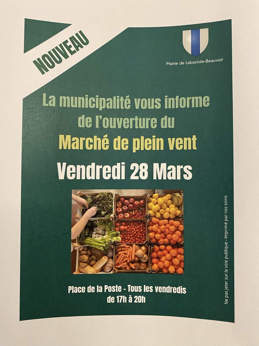 Merci à l'équipe municipale qui après une grande détermination et implication a su concrétiser un souhait largement partagé par nos concitoyens : l'ouverture de notre Marché !! Félicitations !!