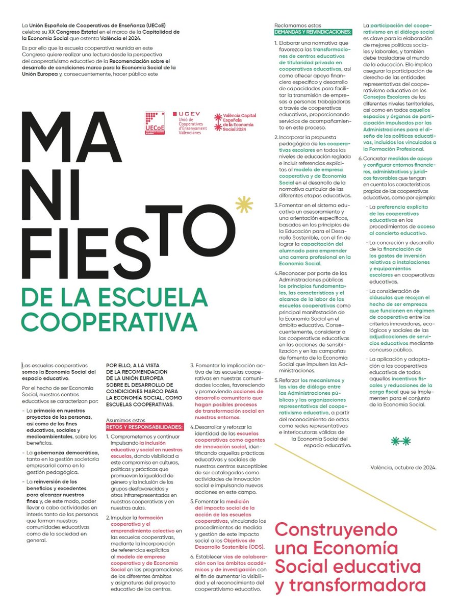 UECoE (@uecoe3) on Twitter photo Hoy <a href="/UECoE3/">UECoE</a> nos hemos reunido con <a href="/ab_delarosa/">Abelardo de la Rosa</a> Secretario de Estado de <a href="/educaciongob/">Ministerio de Educación, FP y Deportes</a> Diálogo constructivo por la defensa del carácter singular de la escuela cooperativa y de mejoras necesarias para los centros educativos de #EconomíaSocial
#CooperativasdeEnseñanza
#SomCooperativa Hoy <a href="/UECoE3/">UECoE</a> nos hemos reunido con <a href="/ab_delarosa/">Abelardo de la Rosa</a> Secretario de Estado de <a href="/educaciongob/">Ministerio de Educación, FP y Deportes</a> Diálogo constructivo por la defensa del carácter singular de la escuela cooperativa y de mejoras necesarias para los centros educativos de #EconomíaSocial
#CooperativasdeEnseñanza
#SomCooperativa
