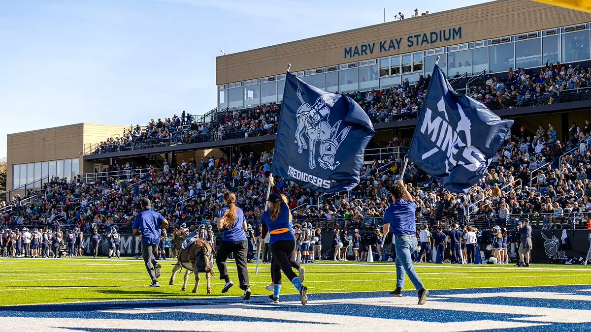 🔩 OREDIGGERS: ENGINEERED FOR DOMINATION 🔩

At <a href="/MinesFootball/">Mines Football</a>, it's about breaking opponents and solving problems. They dominate on the field and in the classroom—wearing academic majors like mechanical engineering and computer science on their helmets as a warning.

They're