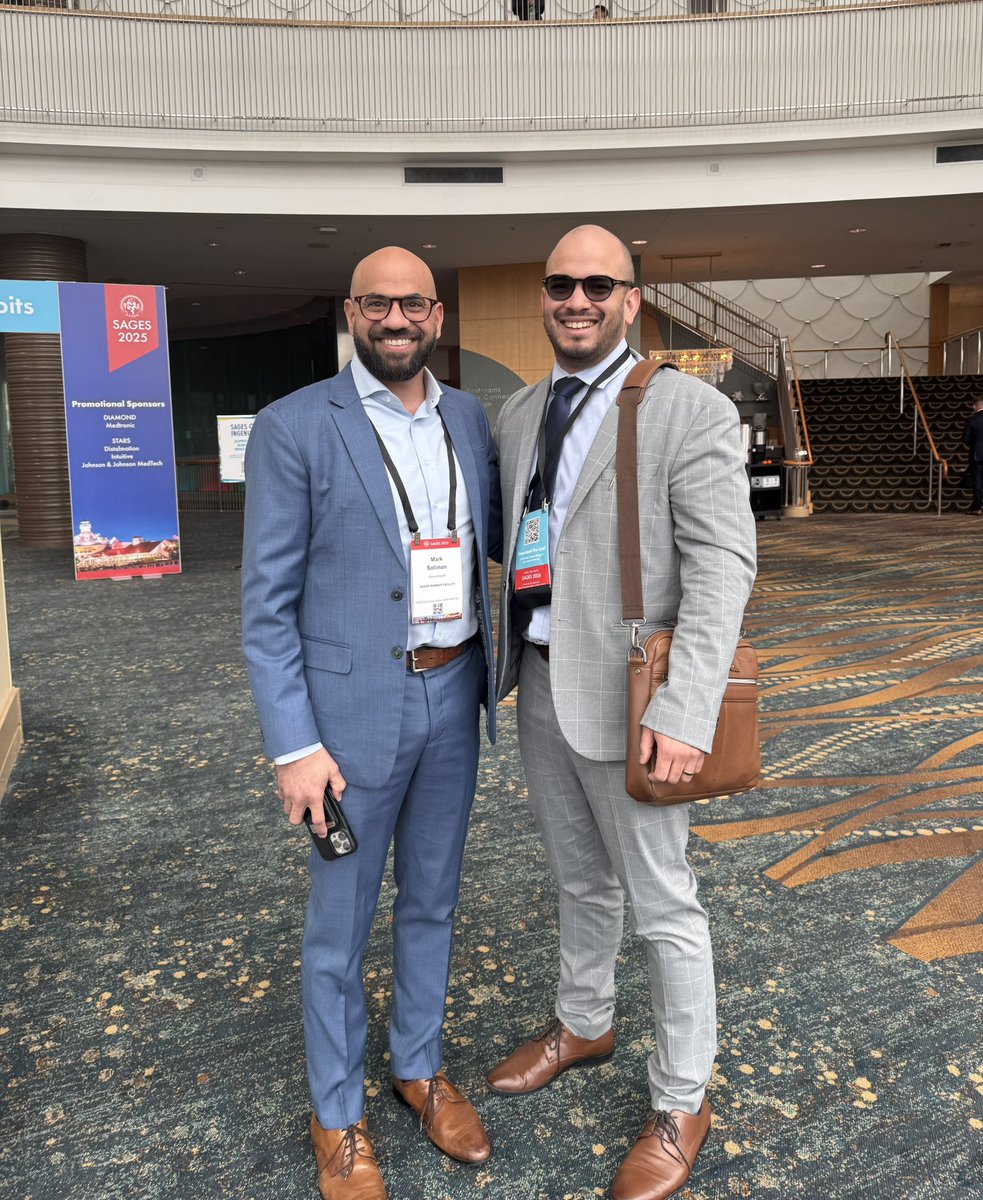 Adelso T. Jackson (@adelso22) on Twitter photo It is always a pleasure and an honor to connect and catch up! <a href="/MarkSoliman/">Mark Soliman, MD, MBA</a>
#SAGES2025 It is always a pleasure and an honor to connect and catch up! <a href="/MarkSoliman/">Mark Soliman, MD, MBA</a>
#SAGES2025